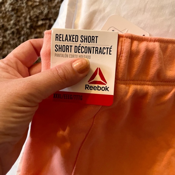 Xxxl Womans Shorts! Reebock New Peach Relaxed Shorts. Tags attached - Picture 6 of 9